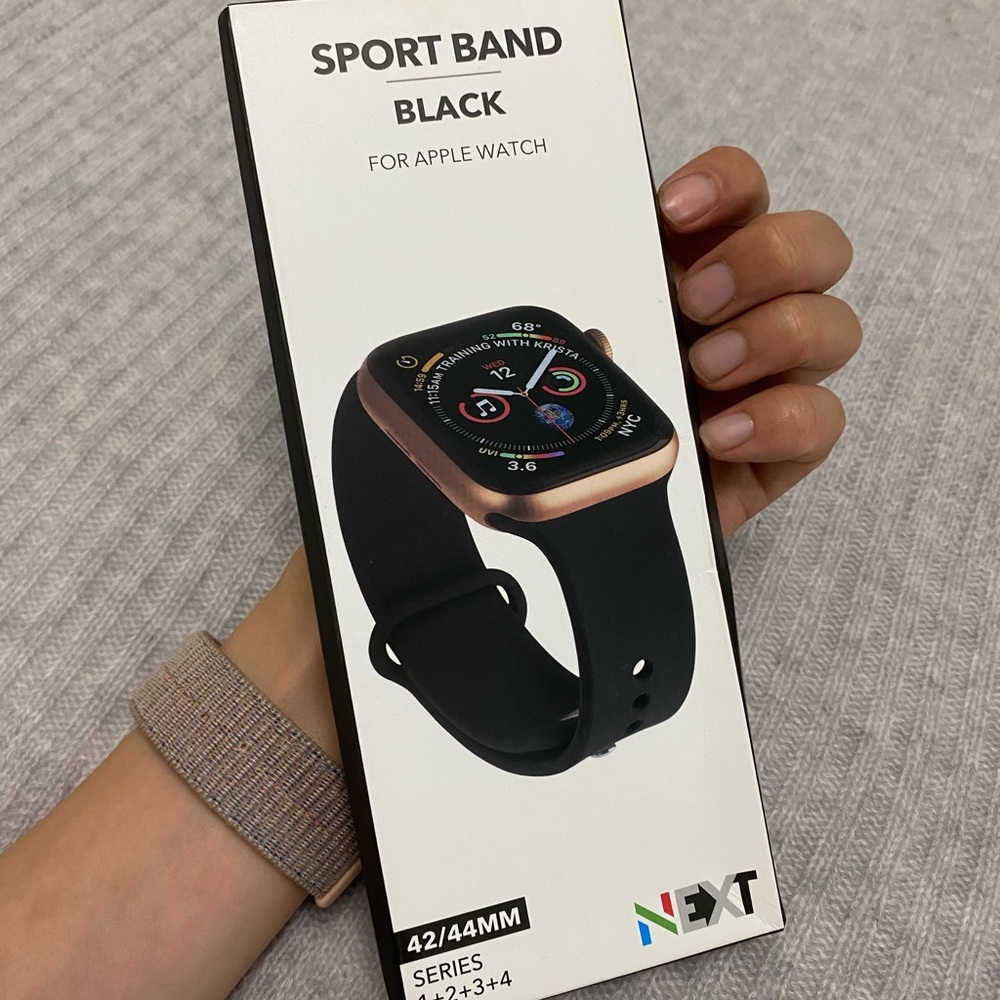 Apple Watch Sport band black